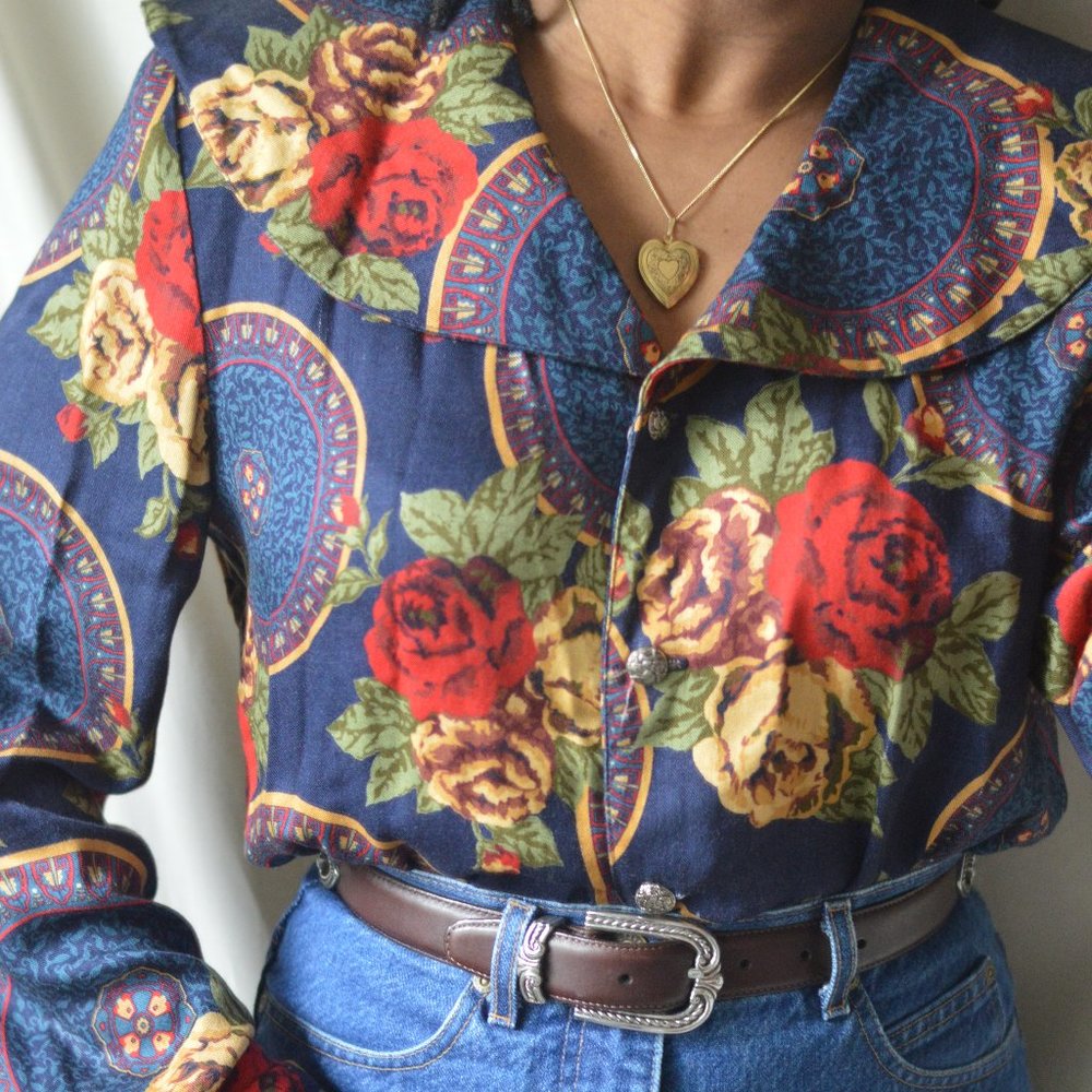 Vintage Puritan Collar Top